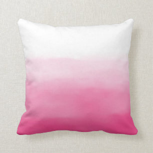 Den ljusa rosa vattenfärgen Ombre kudder Kudde