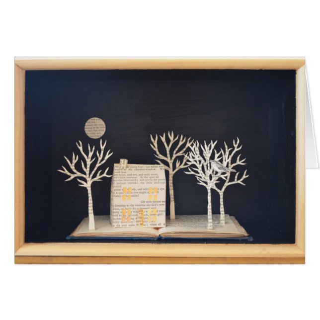 Den ljusa stugan boxas 2012 hälsningskort (Framsidan Horizontal)