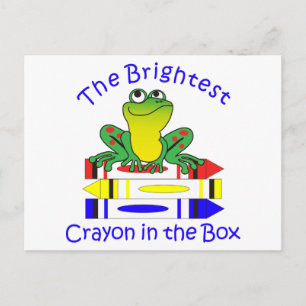 Den ljusaste Crayon Vykort
