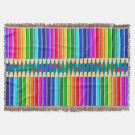 Den ljust färgade regnbågen ritar, Crayon Filt