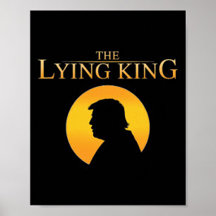 Den lögnaktige kungen 8647 Motstå president Trump Poster
