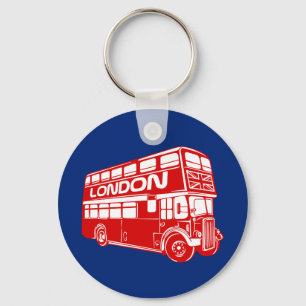 Den London bussen knäppas Nyckelring
