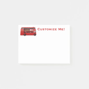 Den London bussen Post-it Block