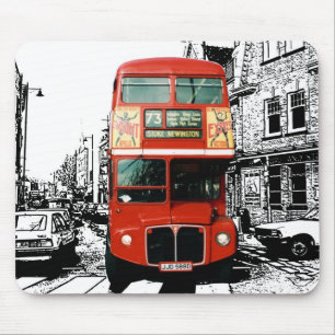 Den London bussmusen vadderar Musmatta