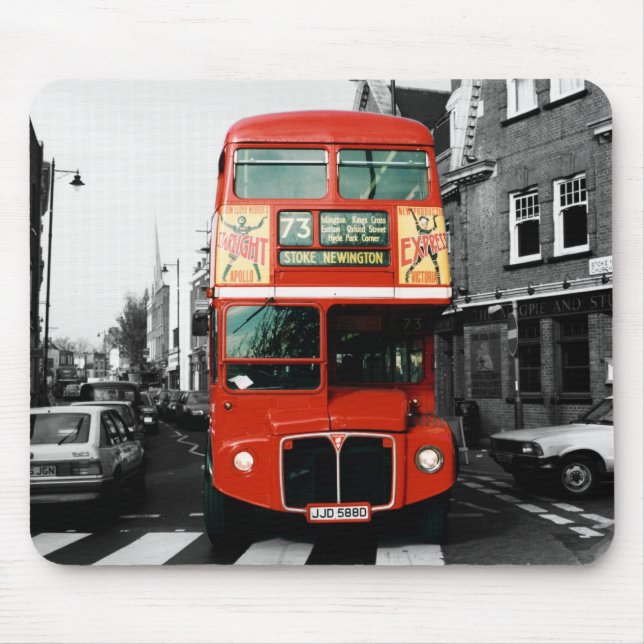 Den London bussmusen vadderar Musmatta (Framsidan)