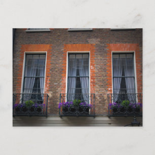 Den London fönsterblomman boxas vykortet Vykort