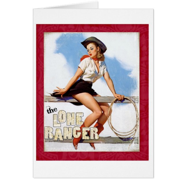 Den Lone skogsvaktaren Hälsningskort (Framsidan)