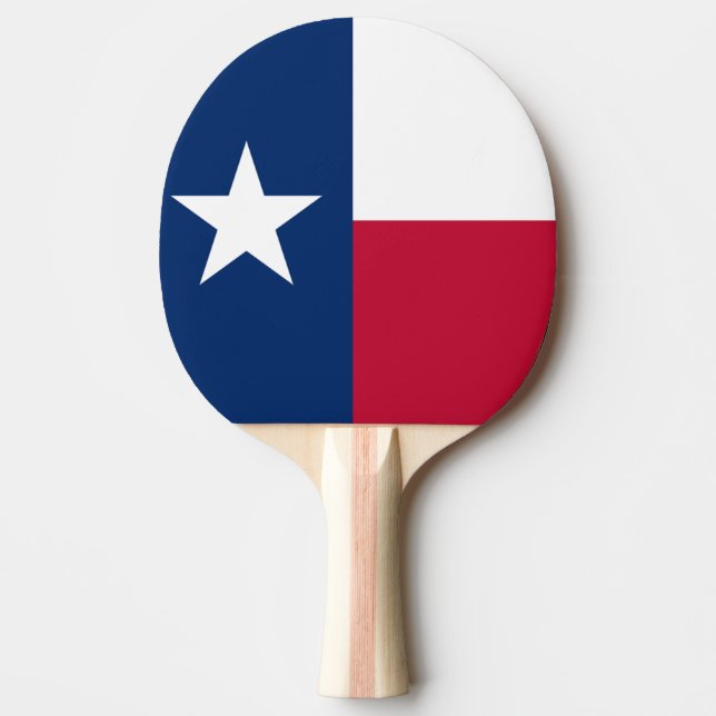 Den Lone stjärnaflaggaTexas flagga Pingisracket (Framsidan)