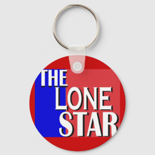 Den Lone stjärnan Keychain Nyckelring