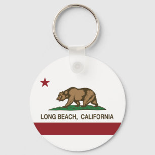 Den Long Beach Kalifornien republiken sjunker Nyckelring
