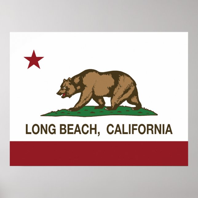 Den Long Beach Kalifornien republiken sjunker Poster (Framsidan)