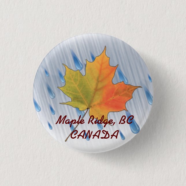 Den lönnRidge souvenir knäppas Knapp (Framsida)