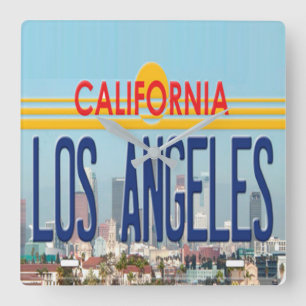 Den Los Angeles väggen tar tid på Fyrkantig Klocka
