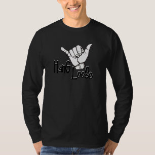 Den lösa hängningen - räcka undertecknar t shirt