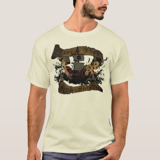 Den lösa läppar sjunker fraktutslagsplatsen tee shirt