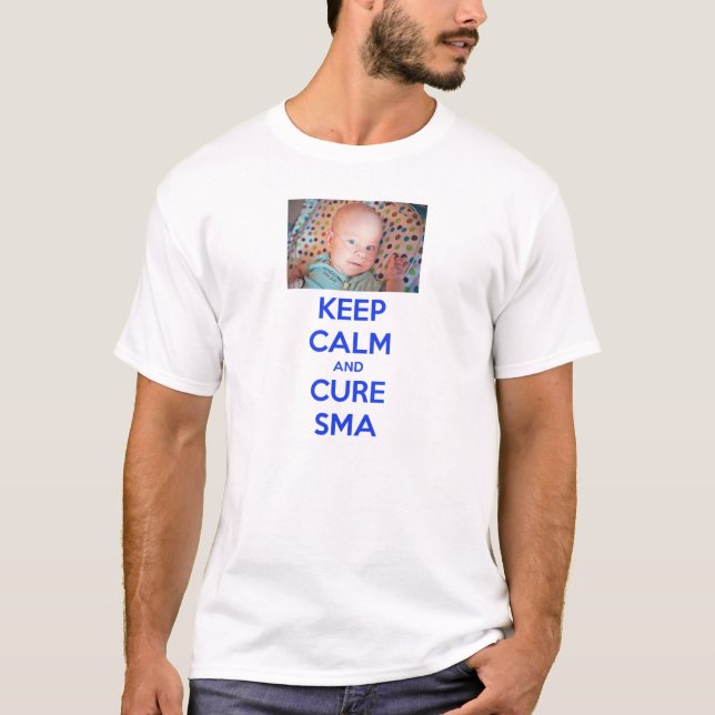 Den lugnaa behållan och bot SMA för riskerar - T-shirt (Framsida)