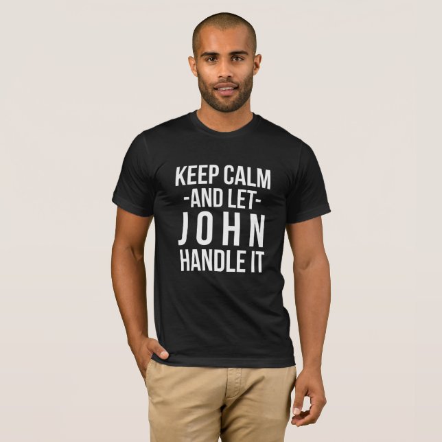 Den lugnaa behållan och l5At John behandla det Tee (Hel framsida)