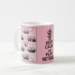 Den lugnaa behållan och leknetballen placerar kaffemugg