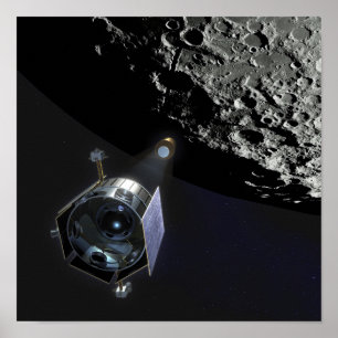 Den Lunar kraterobservationen Poster
