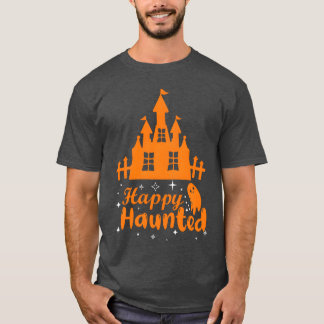 Den lustigt Happy halloween-dagen i Måne för Hallo T Shirt