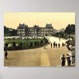 Den Luxembourg slotten, Paris, Poster