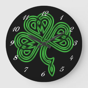 Den lyckliga Celtic Shamrockväggen tar tid på Stor Klocka