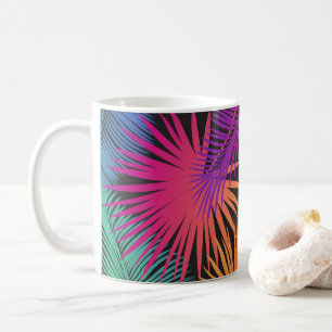 Den lyckliga dagen reser den tropiska kaffemugg
