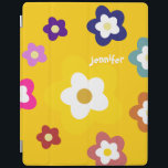 Den lyckliga färgrika daisyn blommar iPad skydd<br><div class="desc">Skydda din iPad,  iPad-luft,  iPad-kortkort med denna gulliga nyckfulla lyckliga daisy som blommor täcker med ett ställe för att sätta på din känt/initialer. Att ändra stilsorts- eller bakgrundsfärgen klicka precis "skräddarsy den" knäppas.</div>