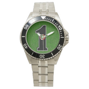 Den lyckliga golfarehole in one armbandsur