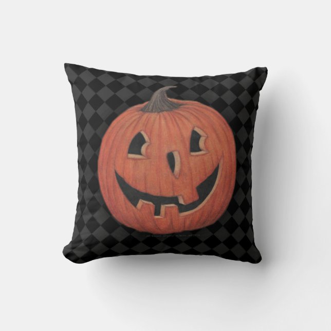 Den lyckliga jacken Halloween kudder Kudde (Framsida)