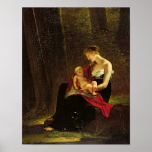 Den lyckliga modern poster