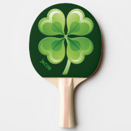 Den lyckliga Shamrockpingen Pong paddlar Pingisracket
