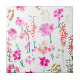 Den lyckliga solskenblomsterträdgården blommar kakelplatta