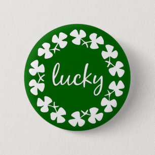 Den lyckliga st patricks day knäppas knapp