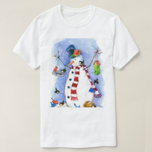 Den lyckligaste snömannen T-shirt