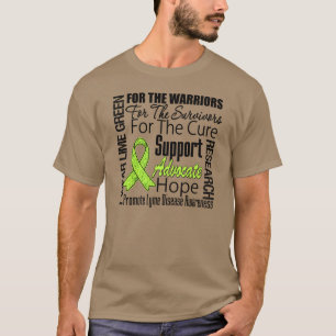 Den Lyme sjukdomen ha på sig jag grön bandTribut Tee