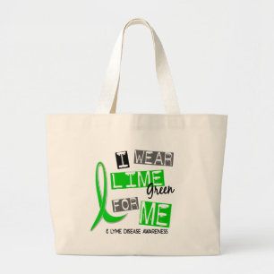 Den Lyme sjukdomen ha på sig jag limefruktgrönt Jumbo Tygkasse