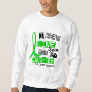Den Lyme sjukdomen ha på sig jag limefruktgrönt Sweatshirt