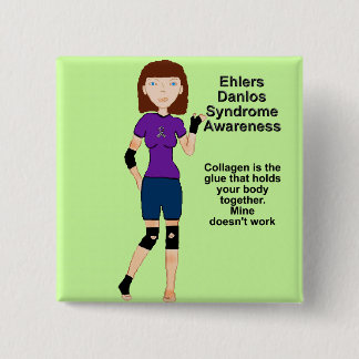 Den Lyndon Ehlers Danlos syndrommedvetenheten Knapp
