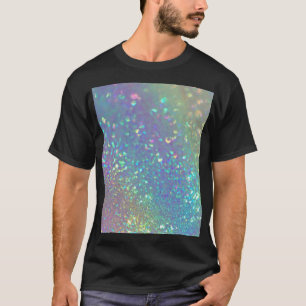 Den lysande holografiska opal t shirt