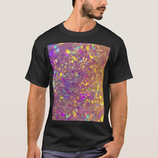 Den lysande holografiska opal t shirt (Framsida)