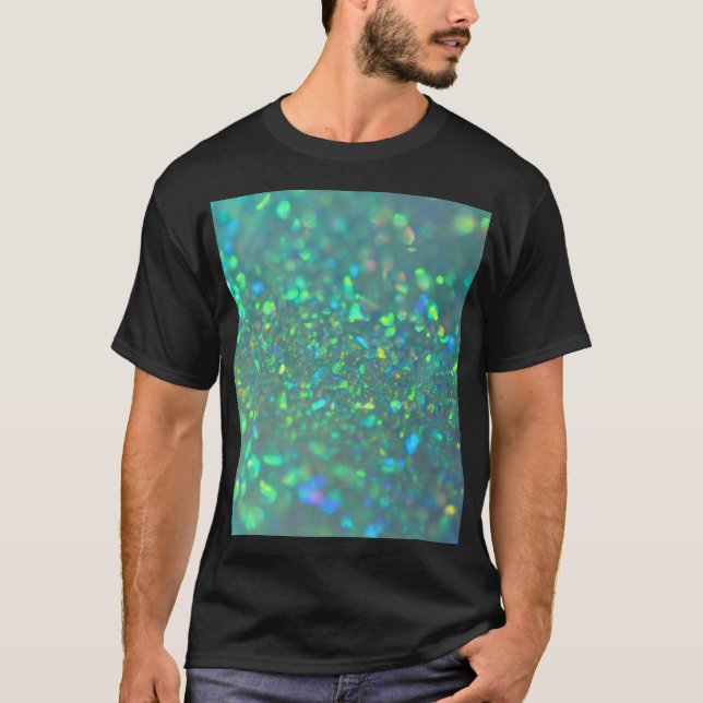 Den lysande holografiska opal t shirt (Framsida)