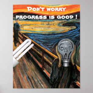 Den lysande lampan Poster inte