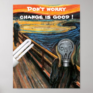 Den lysande lampan Poster inte