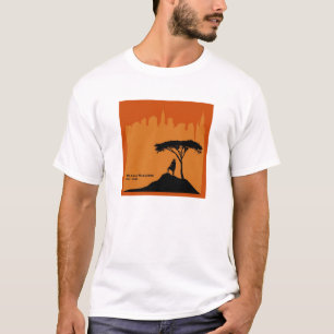 Den Maasai maratonen kvadrerar logotypen 2009 T-shirt