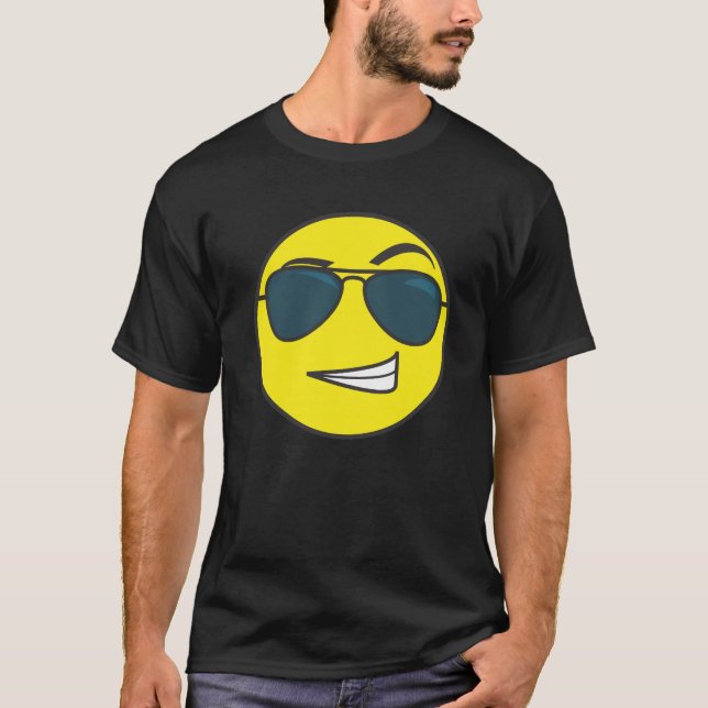 Den macho emoticonen tee shirt (Framsida)