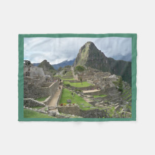 Den Machu Picchu Peru ullfilten/kudder Fleecefilt