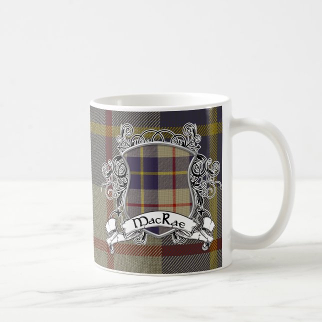 Den MacRae tartanen skyddar Kaffemugg (Höger)