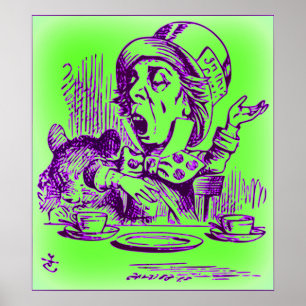 Den mad Hatter - Alice i underlandet Poster
