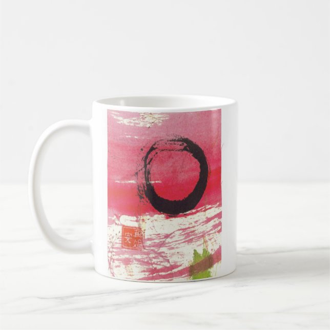 Den magentafärgade zenen cirklar kaffemugg (Vänster)
